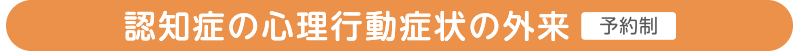 認知症の心理行動症状の外来